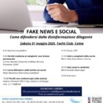 Premio Città di Como Fake news e social. Yacht Club  sabato 31 maggio ore 9
